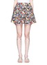 Main View - Click To Enlarge - ALICE & OLIVIA - Parson' floral print pleat lampshade skirt