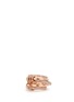 Main View - Click To Enlarge - SPINELLI KILCOLLIN - 'Venus' diamond 18k rose gold five link ring