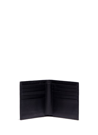 Figure View - Click To Enlarge - BALENCIAGA - 'Arena' stud grainy leather bifold wallet