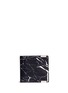 Main View - Click To Enlarge - BALENCIAGA - 'Phileas' marble print leather bifold wallet