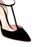 Detail View - Click To Enlarge - GIANVITO ROSSI - 'Romy' T-bar suede pumps