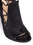 Detail View - Click To Enlarge - GIANVITO ROSSI - 'Jennie' cutout lace-up suede sandal boots