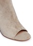 Detail View - Click To Enlarge - GIANVITO ROSSI - Suede wedge sandal booties