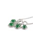 Figure View - Click To Enlarge - SAMUEL KUNG - Diamond jade interlocking hoop pendant necklace