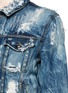 Detail View - Click To Enlarge - 72877 - Destructed acid wash denim jacket