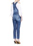 Back View - Click To Enlarge - 72877 - 'Water' stained dungarees