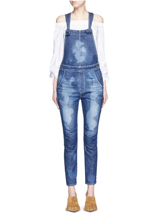 Main View - Click To Enlarge - 72877 - 'Water' stained dungarees