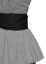 Detail View - Click To Enlarge - ISA ARFEN - Mix print cotton silk faille wrap dress