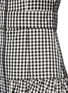 Detail View - Click To Enlarge - ISA ARFEN - Gingham check drop waist dress