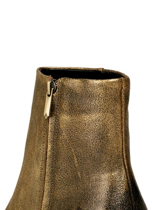 Detail View - Click To Enlarge - SAM EDELMAN - 'Joey' brushed metallic leather boots