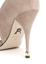 Detail View - Click To Enlarge - PAUL ANDREW - 'Westside' suede ankle strap sandals