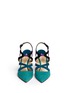 Figure View - Click To Enlarge - PAUL ANDREW - 'Soho' caged suede slingback pumps