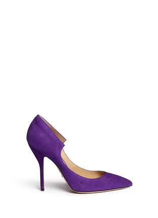 Main View - Click To Enlarge - PAUL ANDREW - 'Manhattan' suede pumps