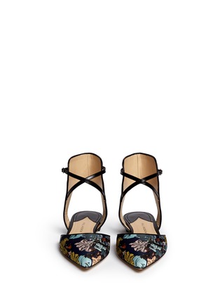 Figure View - Click To Enlarge - PAUL ANDREW - 'Lexi' caged anklet floral print flats