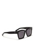 Figure View - Click To Enlarge - BLANC & ECLARE - 'New York' acetate oversize square sunglasses