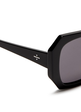 Detail View - Click To Enlarge - BLANC & ECLARE - 'Tokyo' acetate angled square sunglasses