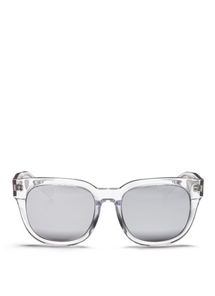 Main View - Click To Enlarge - BLANC & ECLARE - 'Seoul' clear acetate round sunglasses