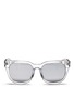 Main View - Click To Enlarge - BLANC & ECLARE - 'Seoul' clear acetate round sunglasses