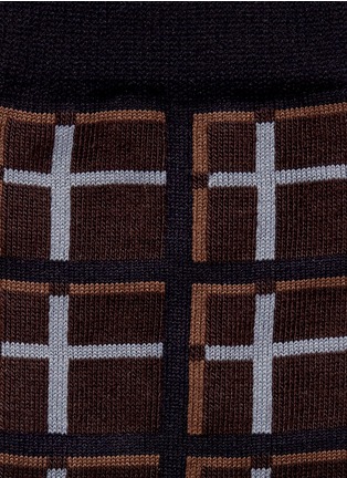 Detail View - Click To Enlarge - MARNI - Cross stripe socks