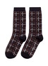 Main View - Click To Enlarge - MARNI - Cross stripe socks