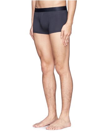 Figure View - Click To Enlarge - SUNSPEL - Stretch cotton blend low waist trunks