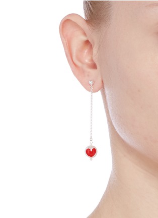 Figure View - Click To Enlarge - VENESSA ARIZAGA - 'Te Amo' drop earrings