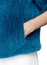 Detail View - Click To Enlarge - YVES SALOMON - Mink knit jacket