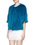 Front View - Click To Enlarge - YVES SALOMON - Mink knit jacket