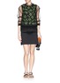 Figure View - Click To Enlarge - MSGM - Tie wrap mini skirt