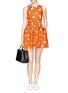 Detail View - Click To Enlarge - MSGM - Prism robin print dress