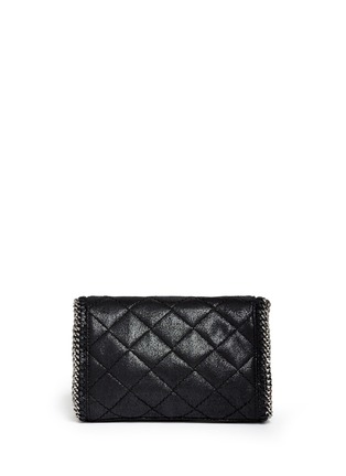 Back View - Click To Enlarge - STELLA MCCARTNEY - 'Falabella' mini quilted crossbody bag