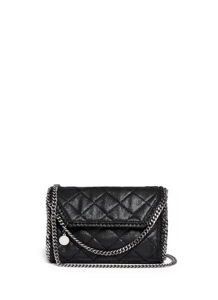 Main View - Click To Enlarge - STELLA MCCARTNEY - 'Falabella' mini quilted crossbody bag