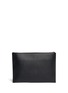 Back View - Click To Enlarge - STELLA MCCARTNEY - 'Superstellaheroes' zip leather clutch