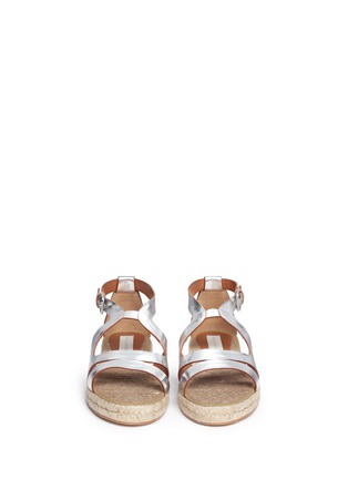 Figure View - Click To Enlarge - STELLA MCCARTNEY - 'Paloma' faux leather espadrille sandals