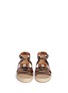 Figure View - Click To Enlarge - STELLA MCCARTNEY - 'Paloma' snake effect espadrille sandals