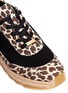 Detail View - Click To Enlarge - STELLA MCCARTNEY - Leopard print mesh espadrille sneakers