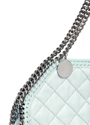 Detail View - Click To Enlarge - STELLA MCCARTNEY - 'Falabella' small quilted chain tote