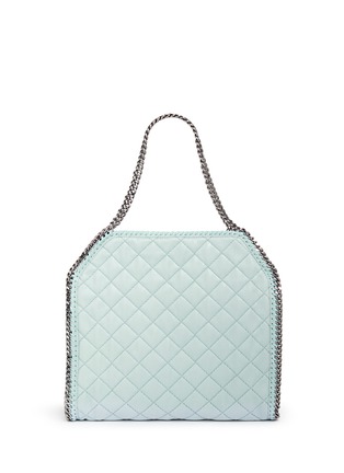 Back View - Click To Enlarge - STELLA MCCARTNEY - 'Falabella' small quilted chain tote