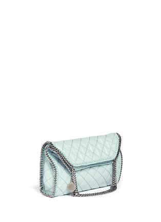 Front View - Click To Enlarge - STELLA MCCARTNEY - 'Falabella' small quilted chain tote