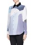 Front View - Click To Enlarge - 3.1 PHILLIP LIM - Floral collage silk shirt