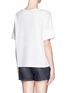 Back View - Click To Enlarge - T BY ALEXANDER WANG - High density lux ponte T-shirt