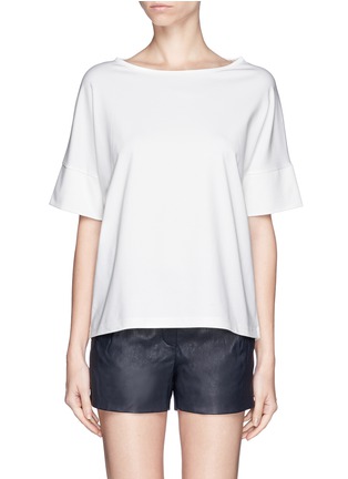 Main View - Click To Enlarge - T BY ALEXANDER WANG - High density lux ponte T-shirt