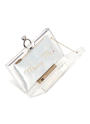 Detail View - Click To Enlarge - CHARLOTTE OLYMPIA - 'Marry Me' Pandora box clutch