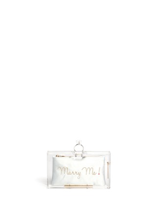 Main View - Click To Enlarge - CHARLOTTE OLYMPIA - 'Marry Me' Pandora box clutch
