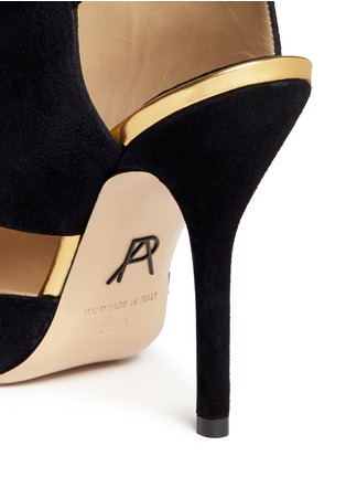 Detail View - Click To Enlarge - PAUL ANDREW - Aphrodite suede sling-back pumps