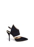 Main View - Click To Enlarge - PAUL ANDREW - Aphrodite suede sling-back pumps
