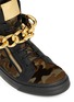 Detail View - Click To Enlarge - 73426 - 'London' camouflage pony hair sneakers