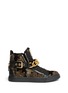 Main View - Click To Enlarge - 73426 - 'London' camouflage pony hair sneakers