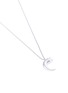  - TASAKI - Akoya pearl 18k white gold claw pendant necklace