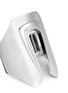 Detail View - Click To Enlarge - LYNN BAN - Double edge diamond silver cuff